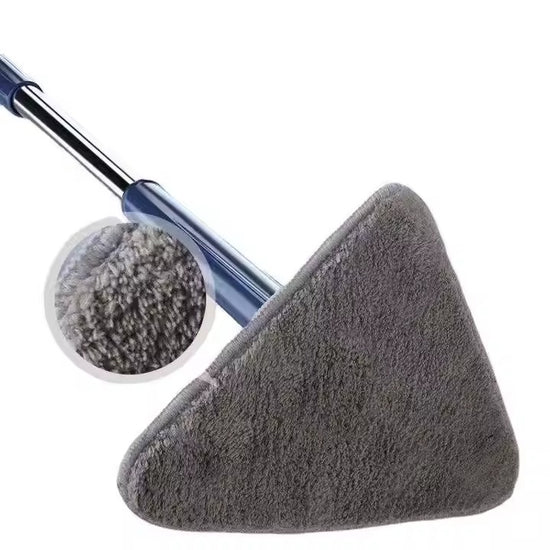 Mop cu cap triunghiular, reglabil, rotire 360 grade cu 2 reserve incluse