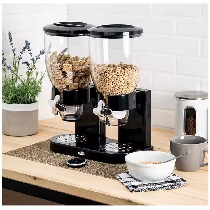 Dispenser de cereale duplu