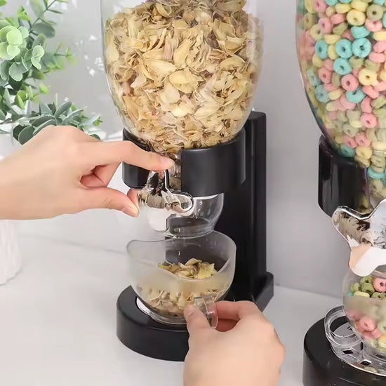 Dispenser de cereale duplu