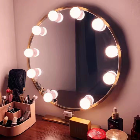 Set 10 Becuri Pentru Oglinda, LED, Alb