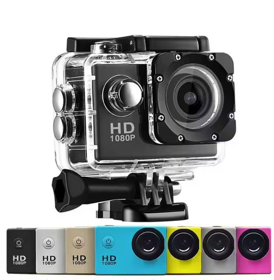 Camera Sport Full HD, cu Accesorii pentru prindere pe Bicicleta sau Casca
