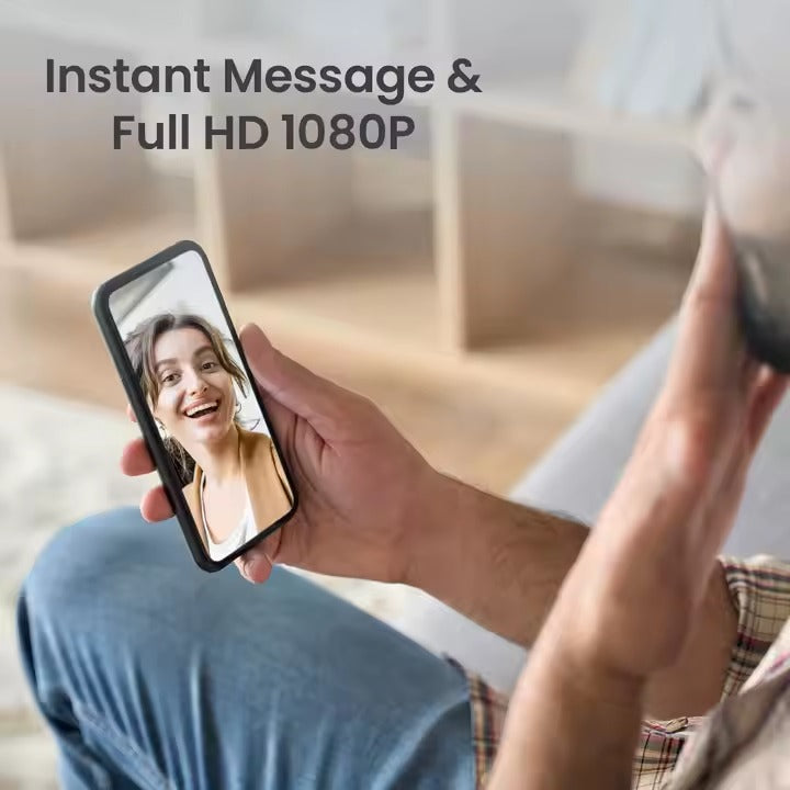 Sonerie interfon wireless inteligenta, camera HD, vedere de noapte